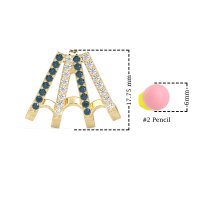 Multi-Row Huggie Earrings