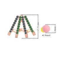 Multi-Row Huggie Earrings