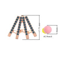 Multi-Row Huggie Earrings