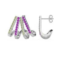 Multi-Row Huggie Earrings