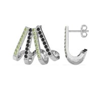 Multi-Row Huggie Earrings