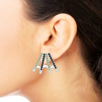 Multi-Row Huggie Earrings