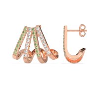 Multi-Row Huggie Earrings