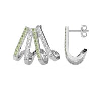 Multi-Row Huggie Earrings