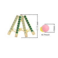 Multi-Row Huggie Earrings