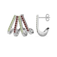 Multi-Row Huggie Earrings