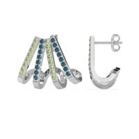 Multi-Row Huggie Earrings
