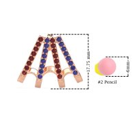 Multi-Row Huggie Earrings