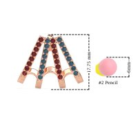 Multi-Row Huggie Earrings