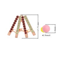 Multi-Row Huggie Earrings