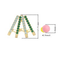 Multi-Row Huggie Earrings