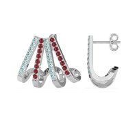 Multi-Row Huggie Earrings