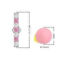 Gemstone Bar Stud Earrings