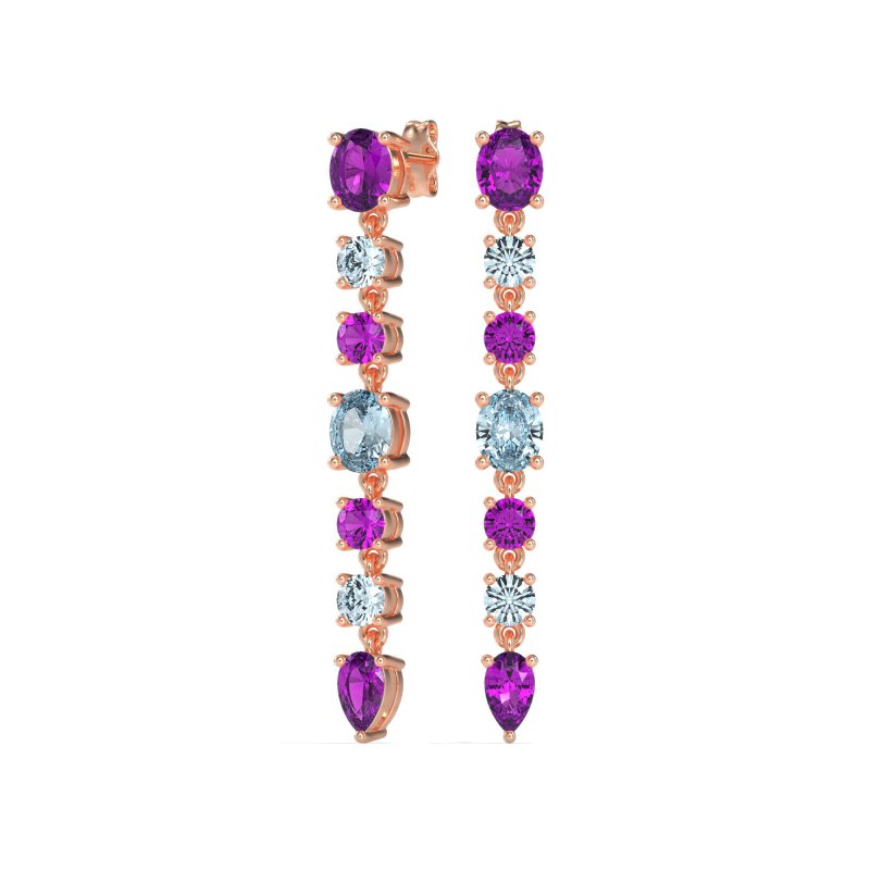 Dangling Multi-Shape Fashion Earrings