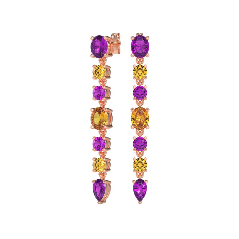 Dangling Multi-Shape Fashion Earrings