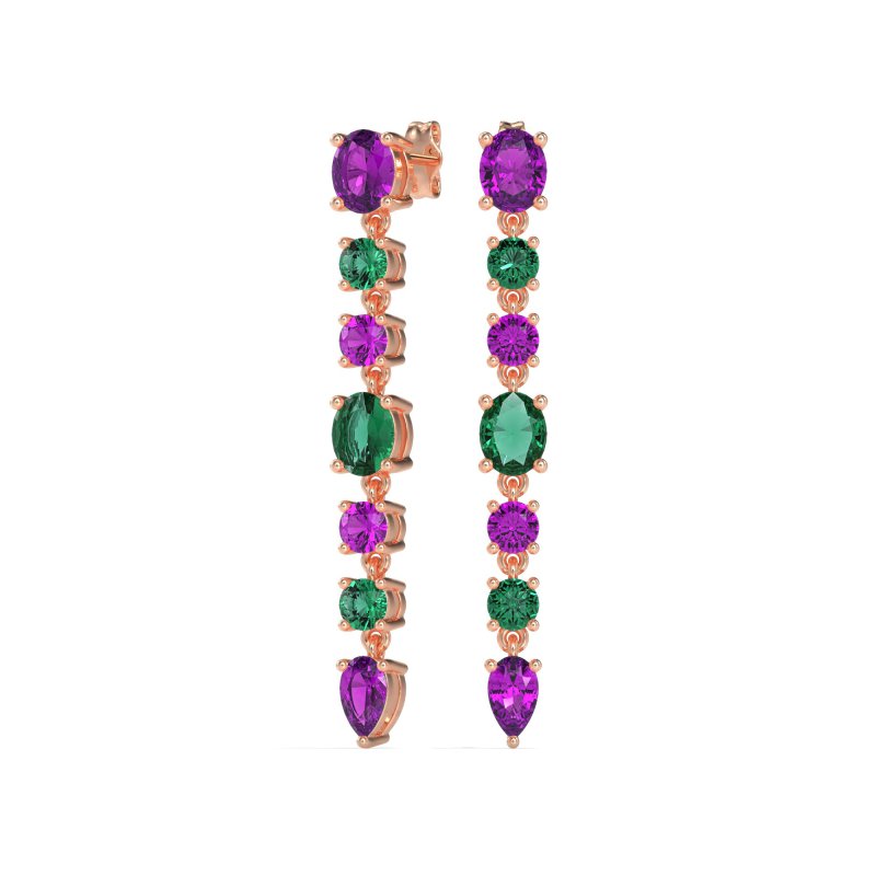Dangling Multi-Shape Fashion Earrings