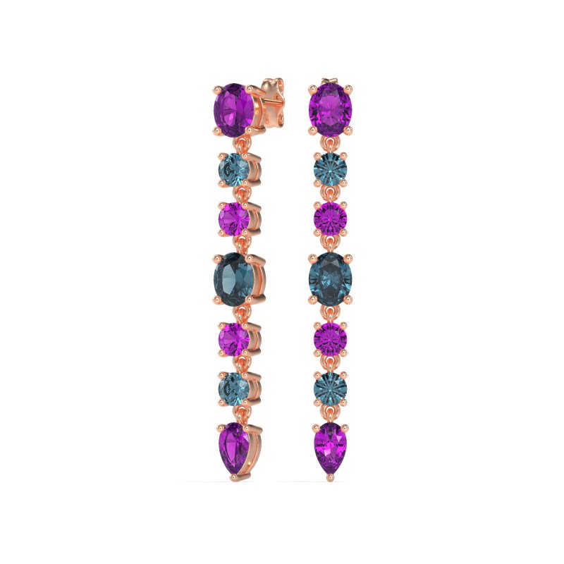 Dangling Multi-Shape Fashion Earrings