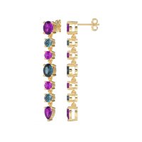 Dangling Multi-Shape Fashion Earrings