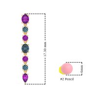 Dangling Multi-Shape Fashion Earrings