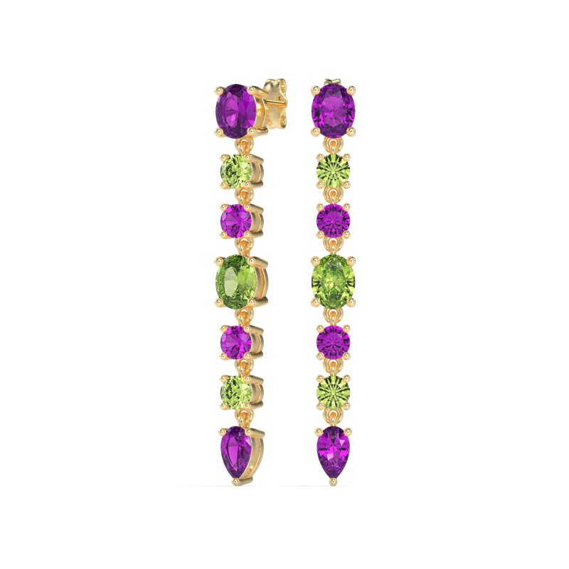 Dangling Multi-Shape Fashion Earrings
