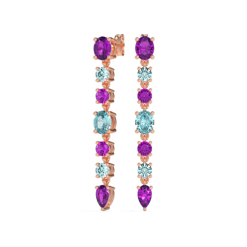 Dangling Multi-Shape Fashion Earrings