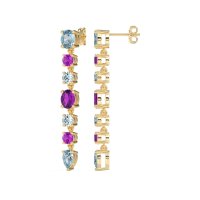 Dangling Multi-Shape Fashion Earrings