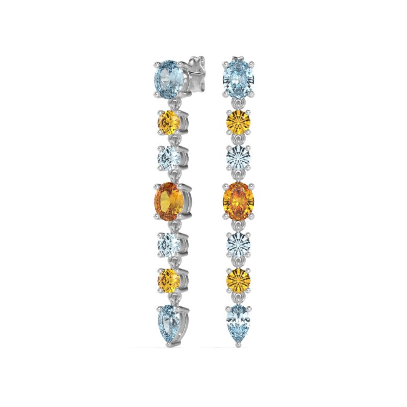 Dangling Multi-Shape Fashion Earrings