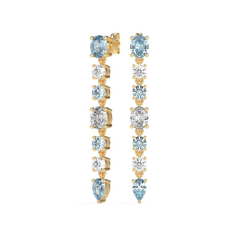 Dangling Multi-Shape Fashion Earrings