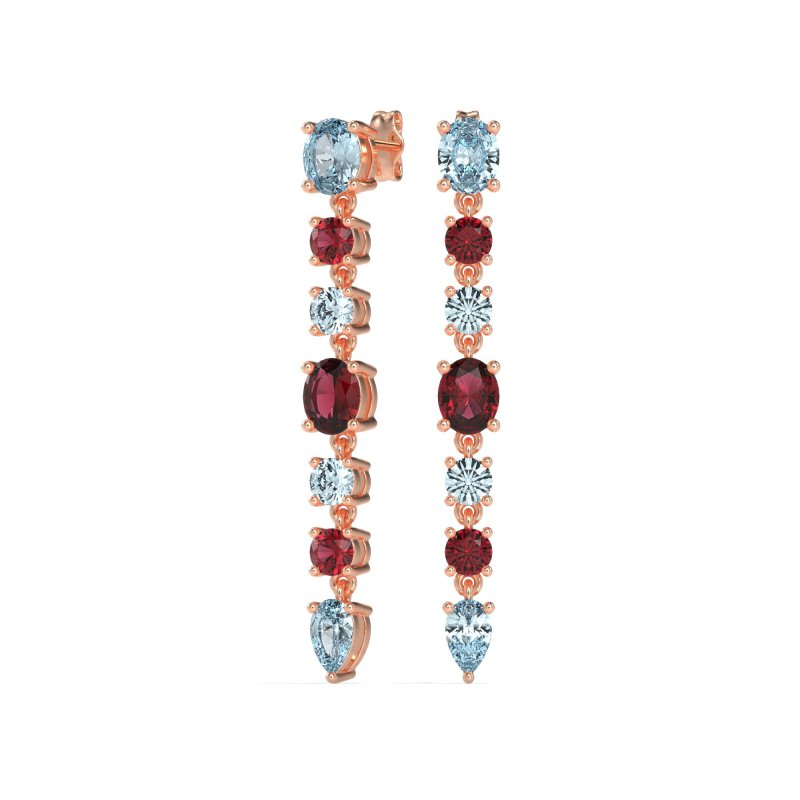 Dangling Multi-Shape Fashion Earrings