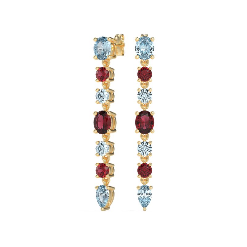 Dangling Multi-Shape Fashion Earrings