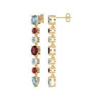 Dangling Multi-Shape Fashion Earrings