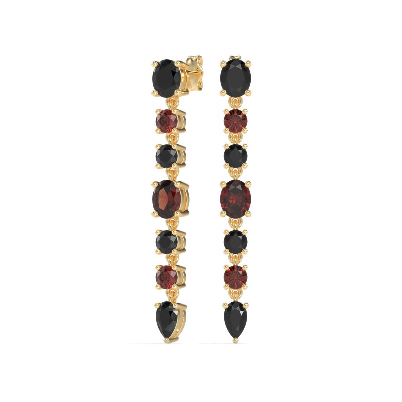 Dangling Multi-Shape Fashion Earrings