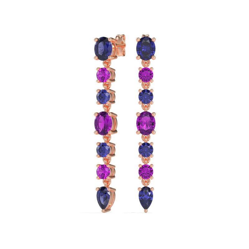 Dangling Multi-Shape Fashion Earrings