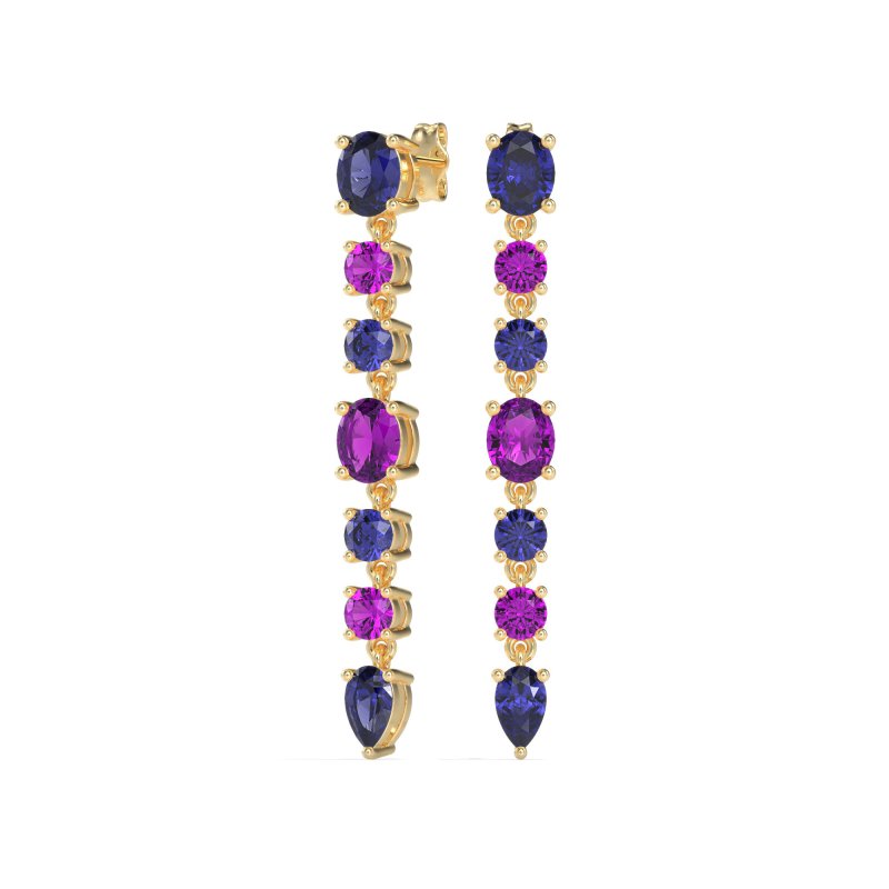 Dangling Multi-Shape Fashion Earrings