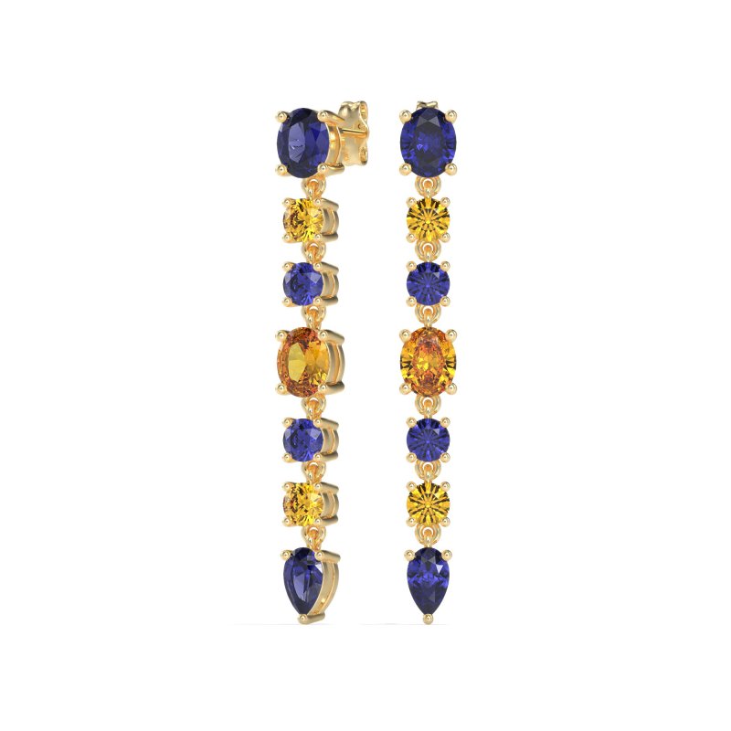 Dangling Multi-Shape Fashion Earrings