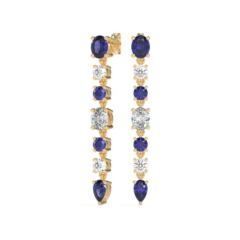 Dangling Multi-Shape Fashion Earrings