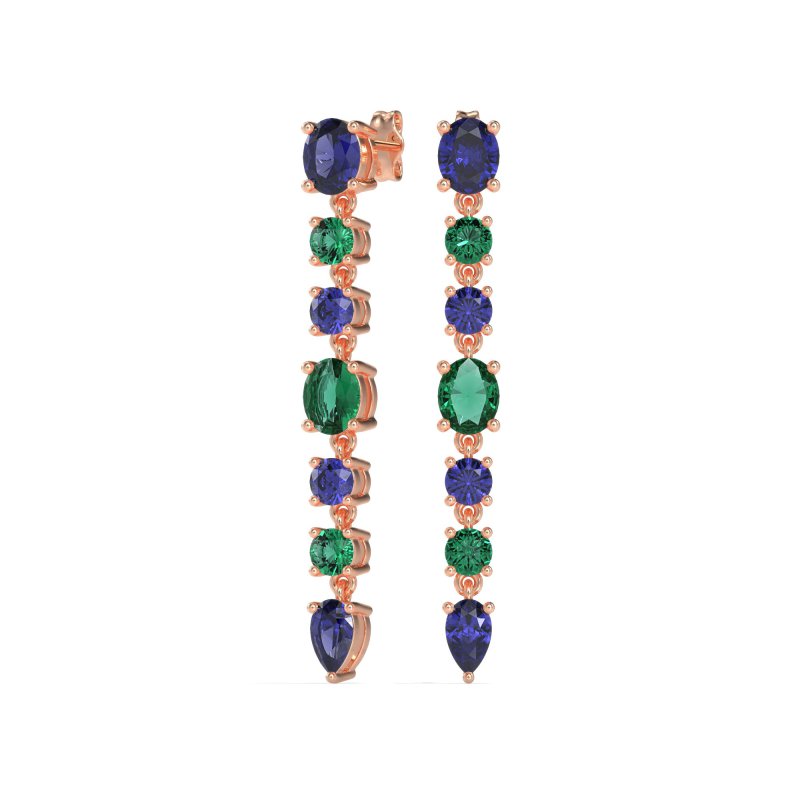 Dangling Multi-Shape Fashion Earrings