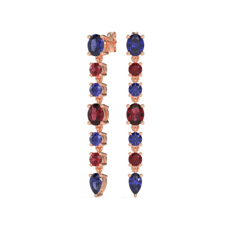 Dangling Multi-Shape Fashion Earrings