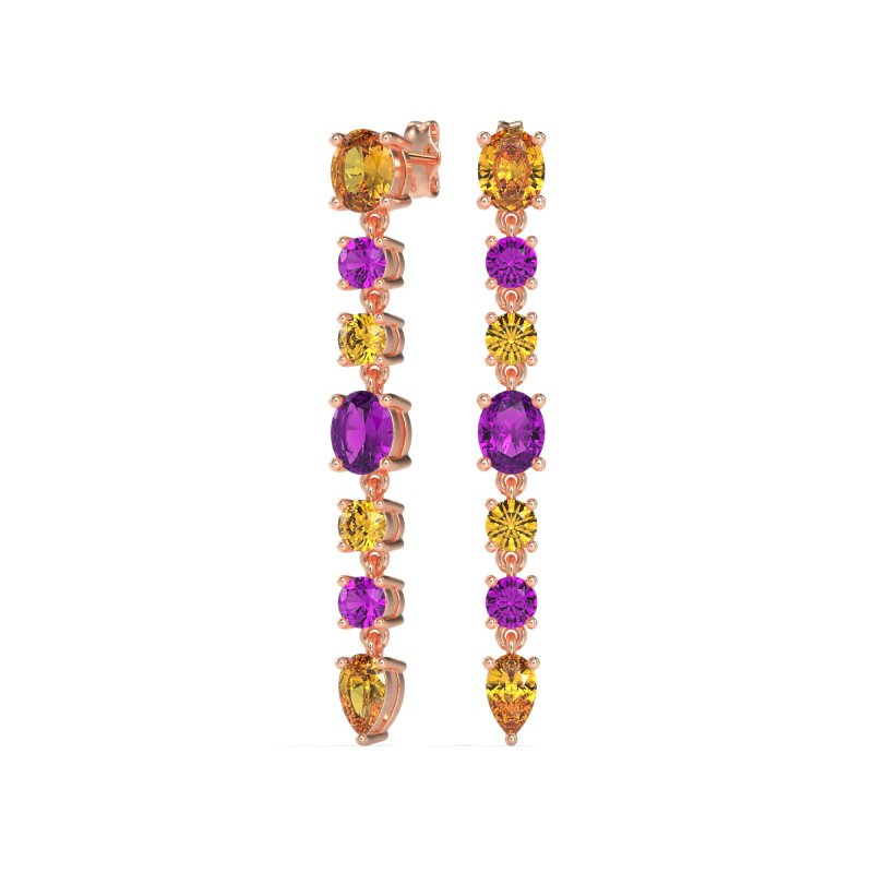 Dangling Multi-Shape Fashion Earrings
