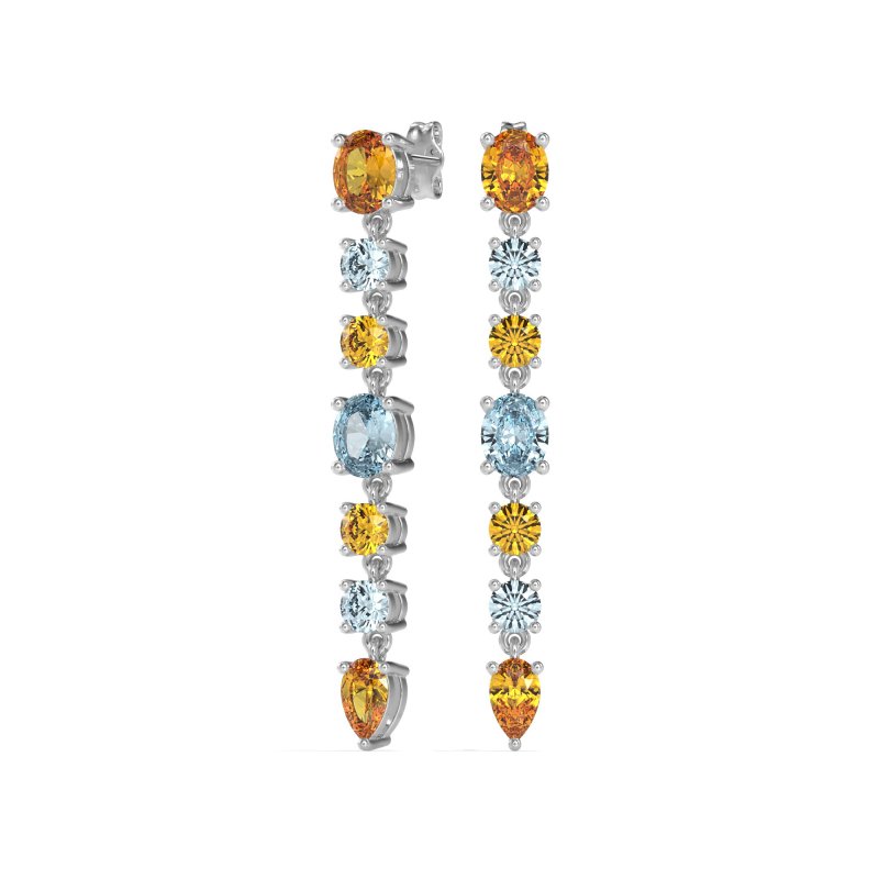 Dangling Multi-Shape Fashion Earrings