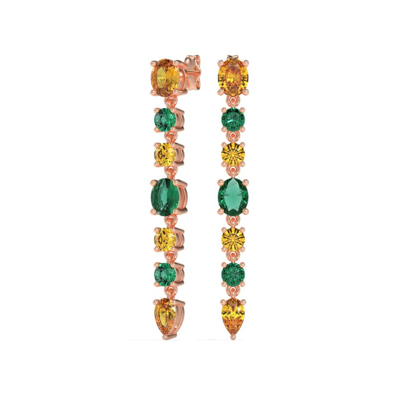 Dangling Multi-Shape Fashion Earrings