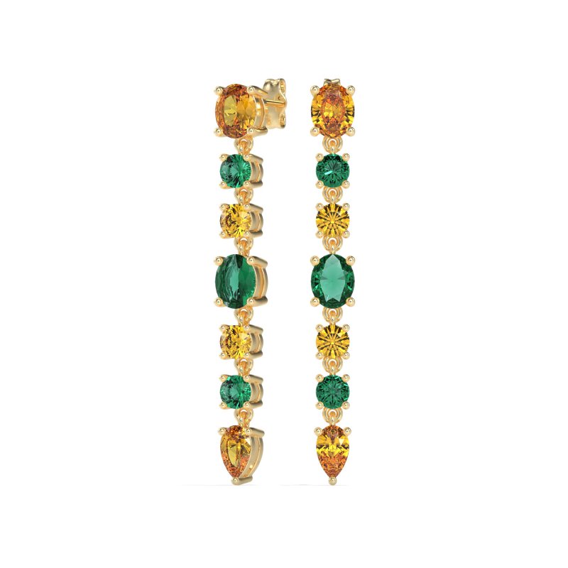 Dangling Multi-Shape Fashion Earrings