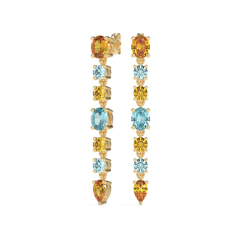 Dangling Multi-Shape Fashion Earrings
