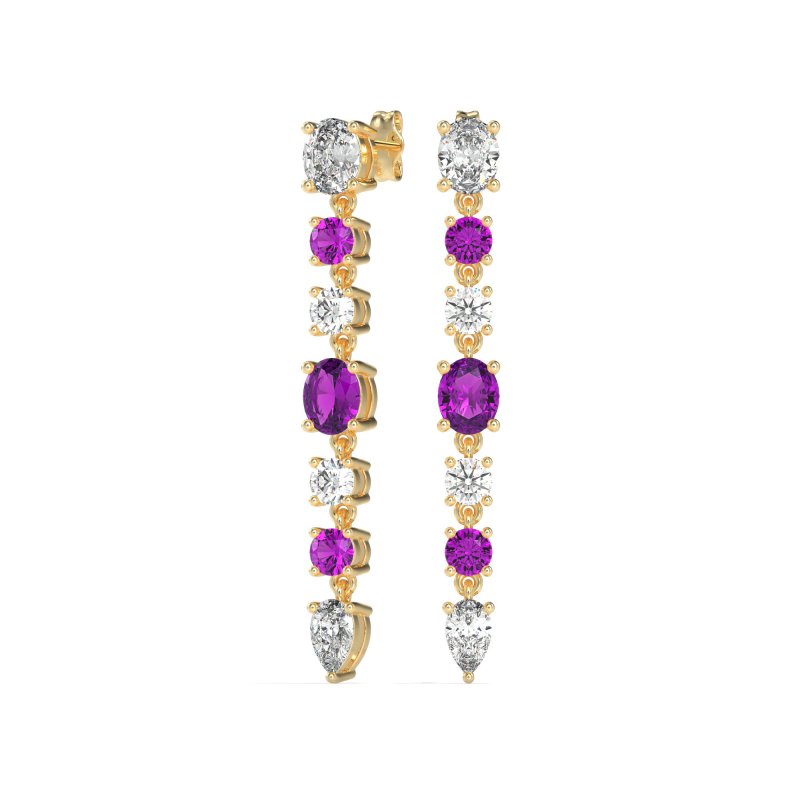 Dangling Multi-Shape Fashion Earrings