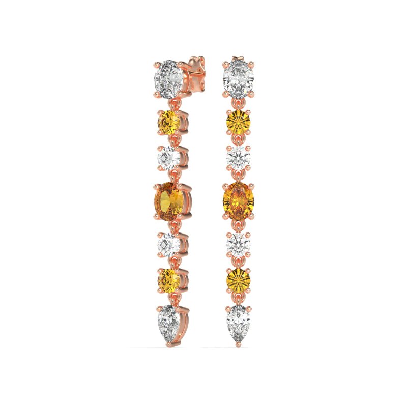 Dangling Multi-Shape Fashion Earrings
