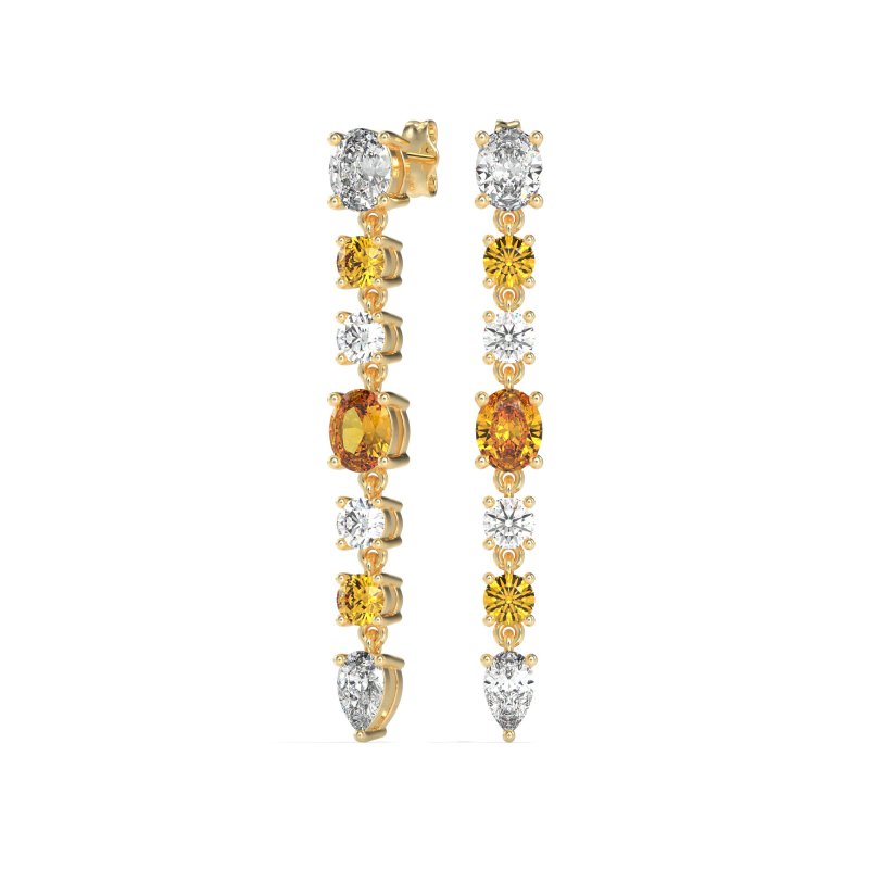 Dangling Multi-Shape Fashion Earrings