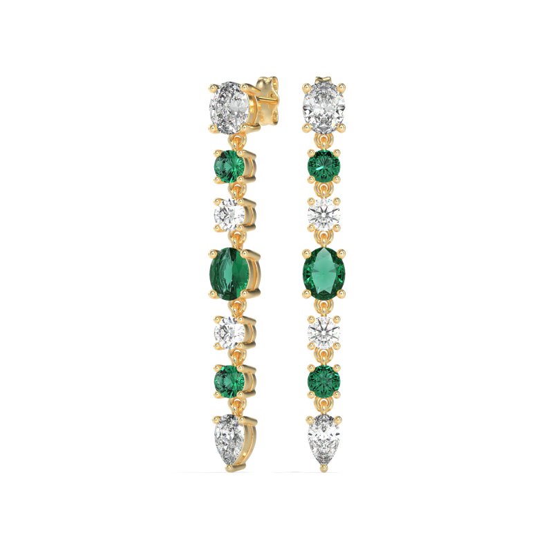 Dangling Multi-Shape Fashion Earrings