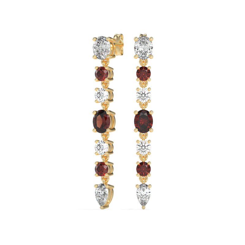 Dangling Multi-Shape Fashion Earrings