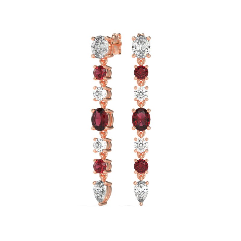 Dangling Multi-Shape Fashion Earrings