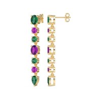 Dangling Multi-Shape Fashion Earrings